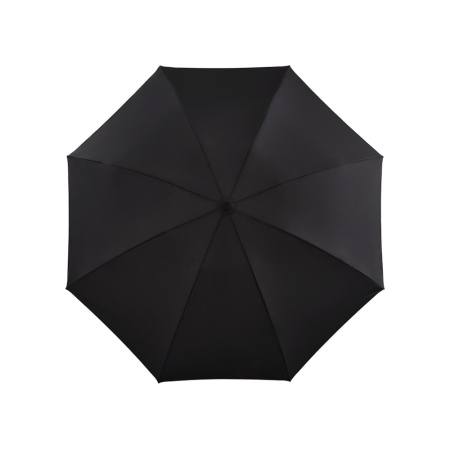 Зонт NINETYGO, обратного складывания, со светодиодной подсветкой, черный